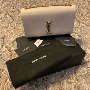 YSL Kate Medium Crossbody bag in Grained Leather
